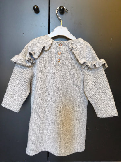 Robe grise Carrément Beau 3 ans – élégance et douceur au quotidien ref 164