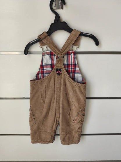 Salopette Short Marron - 3 mois ref 462