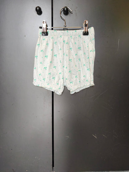 Short 18 mois – vert d’eau clair palmier et étoile 🌴⭐ ref 133