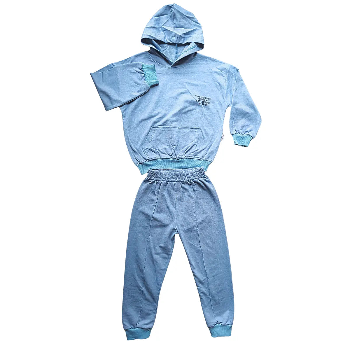 Sweat à capuche "Times Square" et pantalon uni