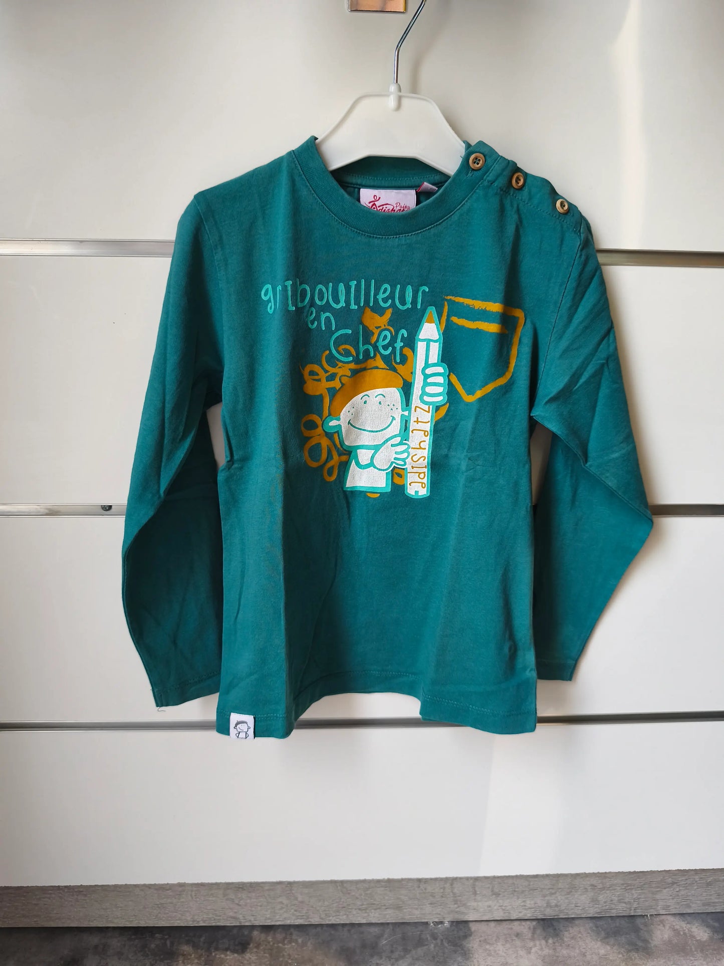 T-shirt “Gribouilleur en Chef” 6 ans ref 664