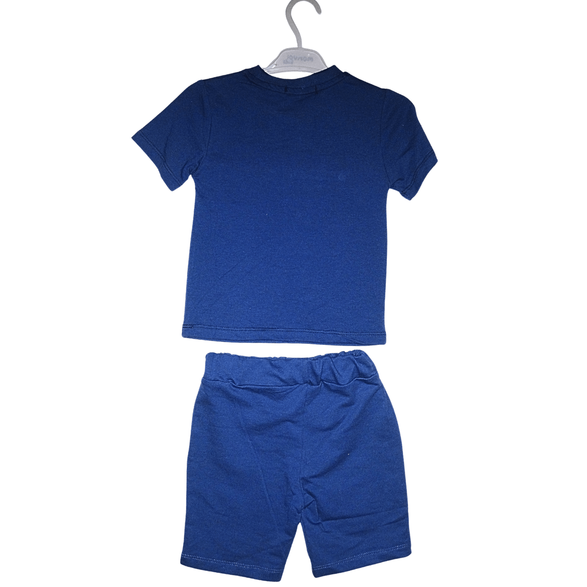 Ensemble Garçon Été – T-shirt "Dream" + Short "Happiness" Bleu Marine Little Stars