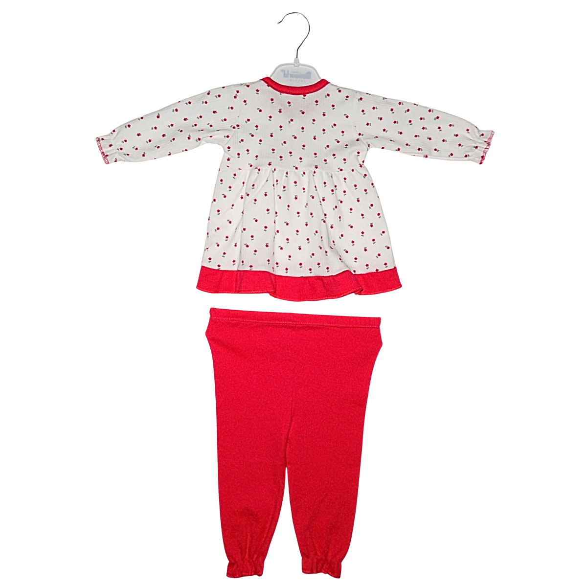 Ensemble bébé fille fuchsia 2 pièces – T-shirt manches longues à fleurs + legging Little Stars