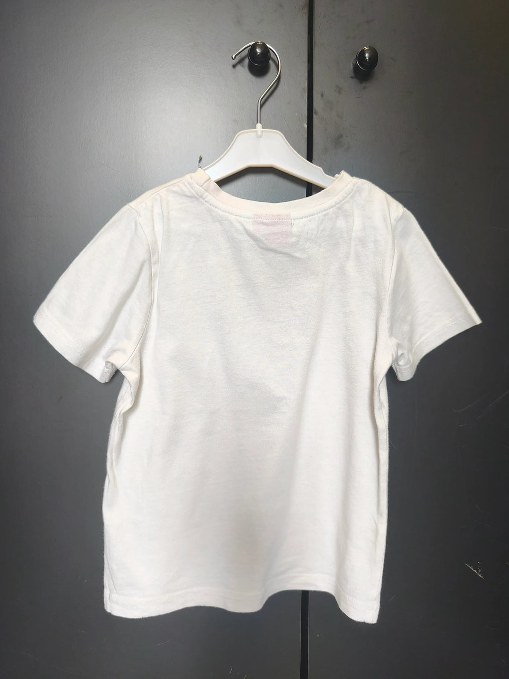 T-shirt garçon Cars 5 ans - Blanc avec voiture et "Ciao Bello"