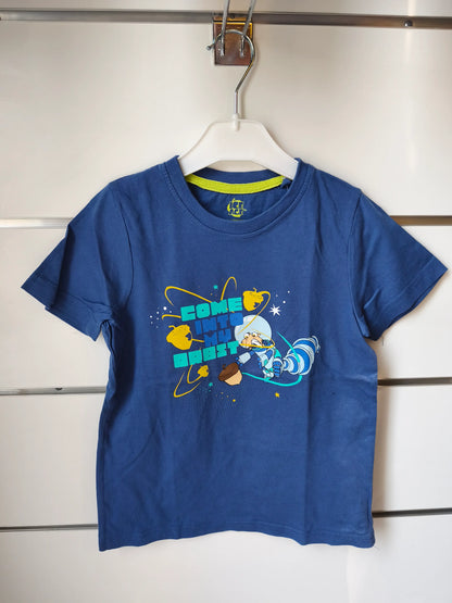 T-shirt Bleu Écureuil - 4 ans ref 517
