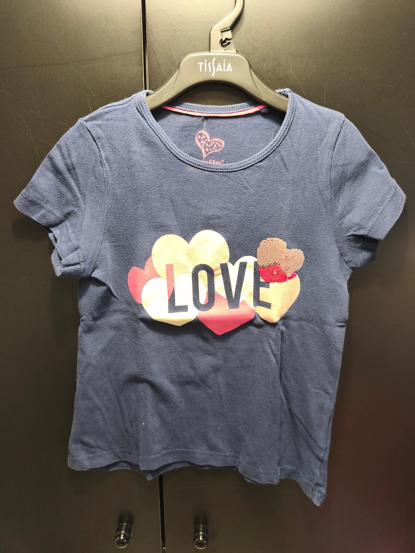 T-shirt Cœurs Roses – 4 ans ref 597