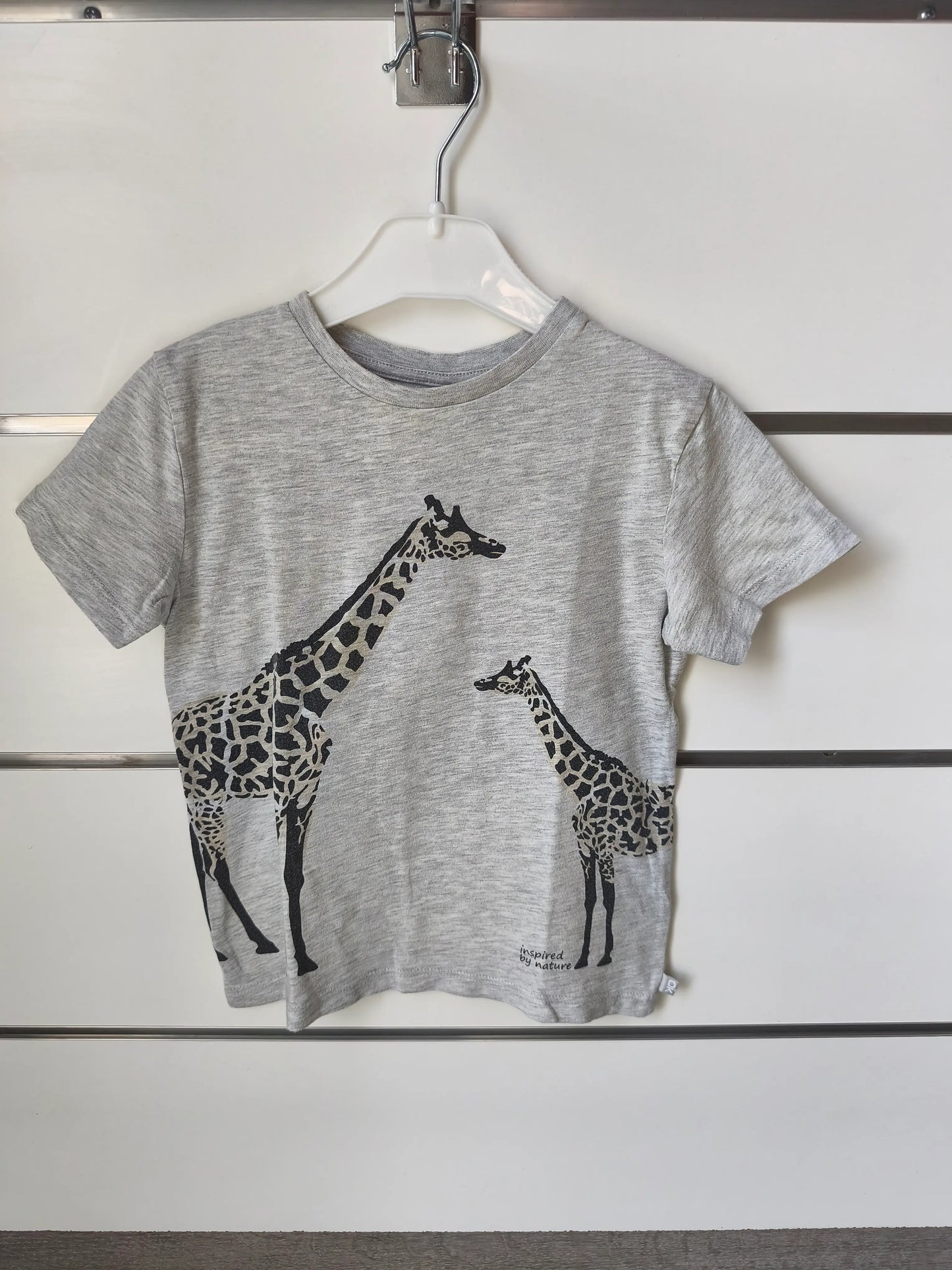 T-shirt Gris Girafe - 5 ans ref 465