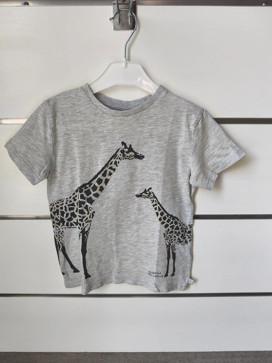 T-shirt Gris Girafe - 5 ans ref 465