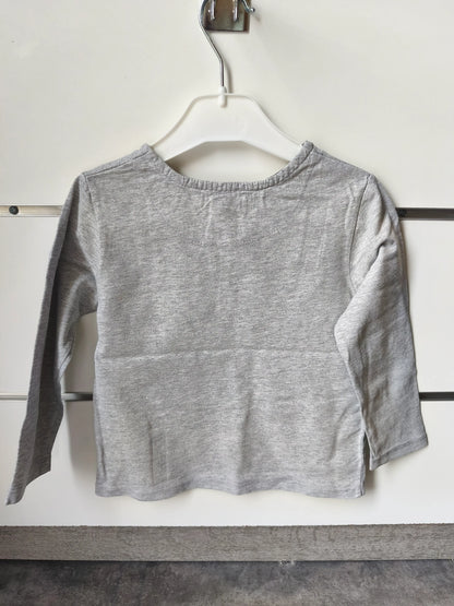 T-shirt Gris Uni 3 ans ref 633
