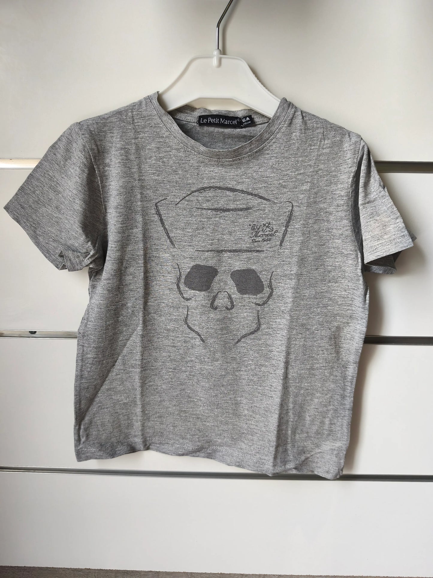T-shirt Gris Pirate 6 ans ref 638