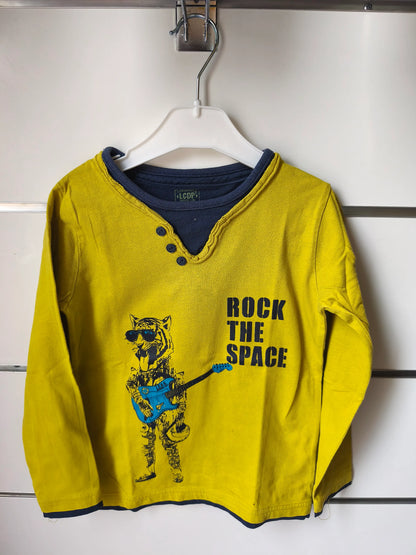 T-shirt Jaune 6 ans ref 648
