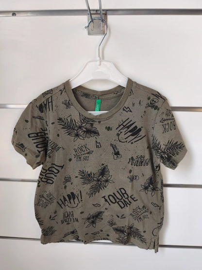 T-shirt Vert Kaki - 4 ans ref 501