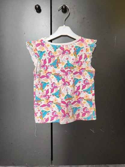 T-shirt My Little Pony 2 ans – blanc avec imprimé licorne 🦄✨ ref 124