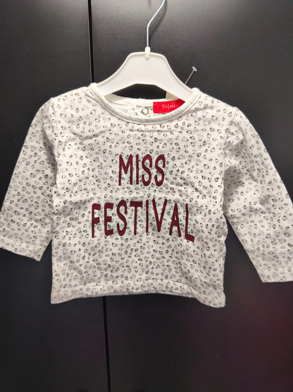 T-Shirt Cactus Miss Festival – 6 mois ref 603