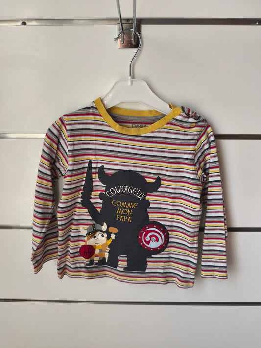 T-shirt “Courageux Comme Papa” - 4 ans ref 496