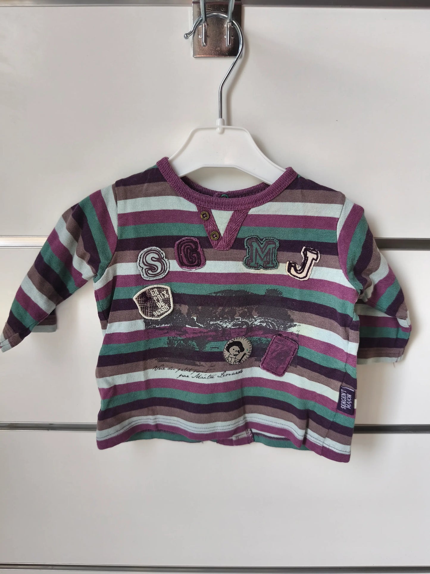 T-shirt Rayé - 3 mois  ref 442