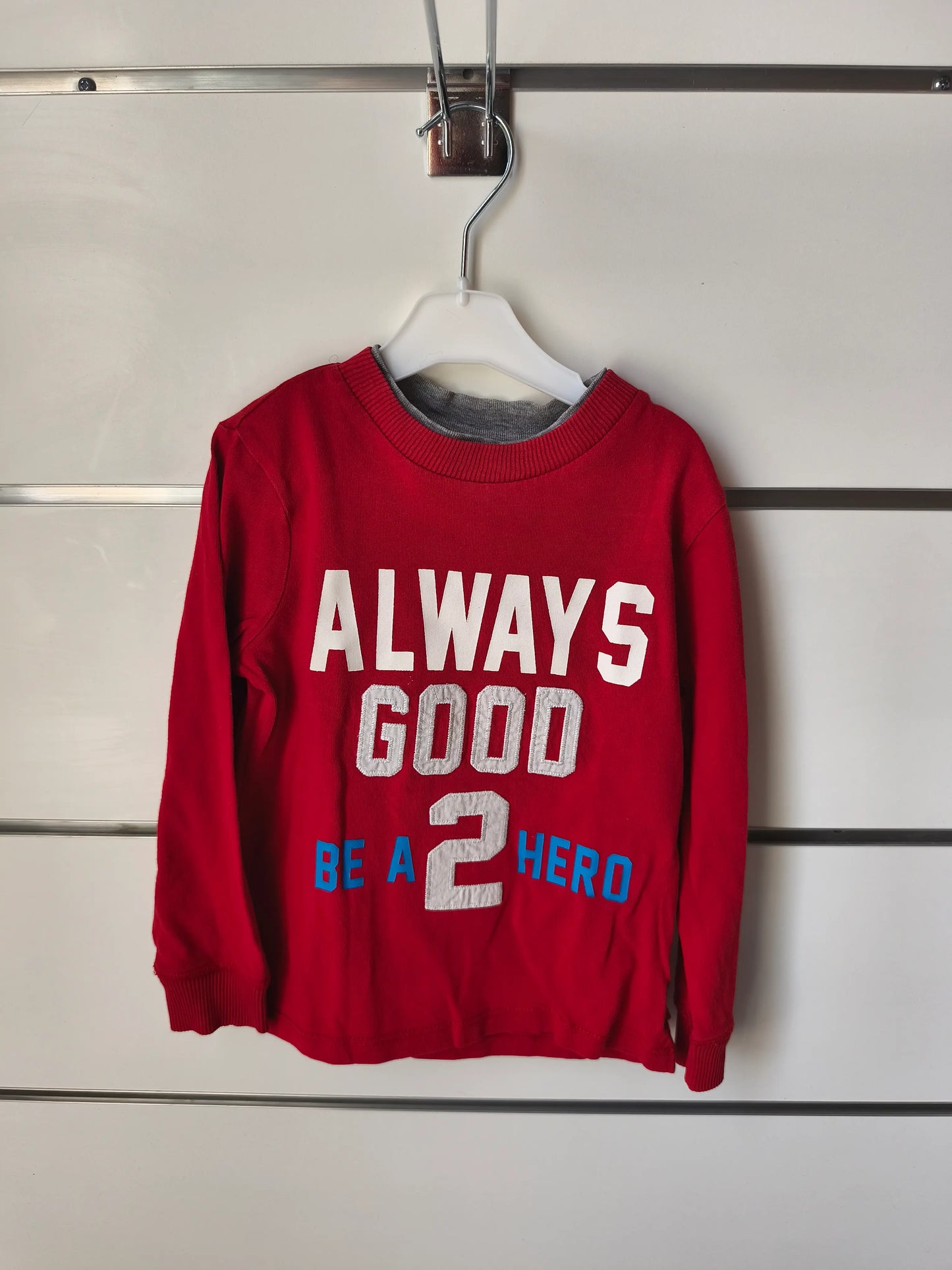T-shirt "Always Good 2 Be a Hero" - 4 ans ref 509