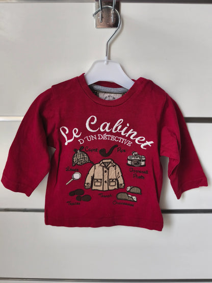 T-shirt “Le Cabinet d’un Détective” - 3 mois ref 449