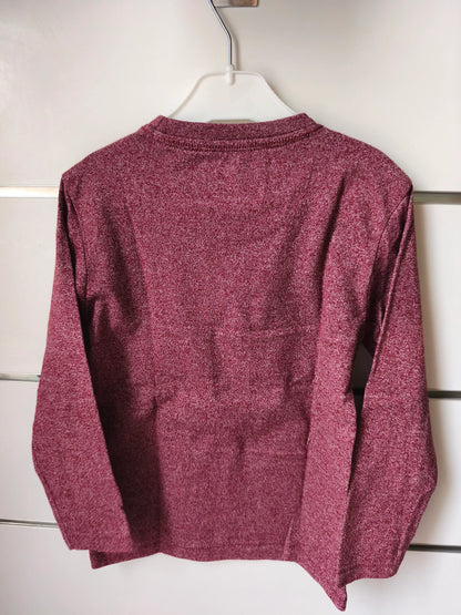 T-shirt Rouge Chiné 6 ans ref 653