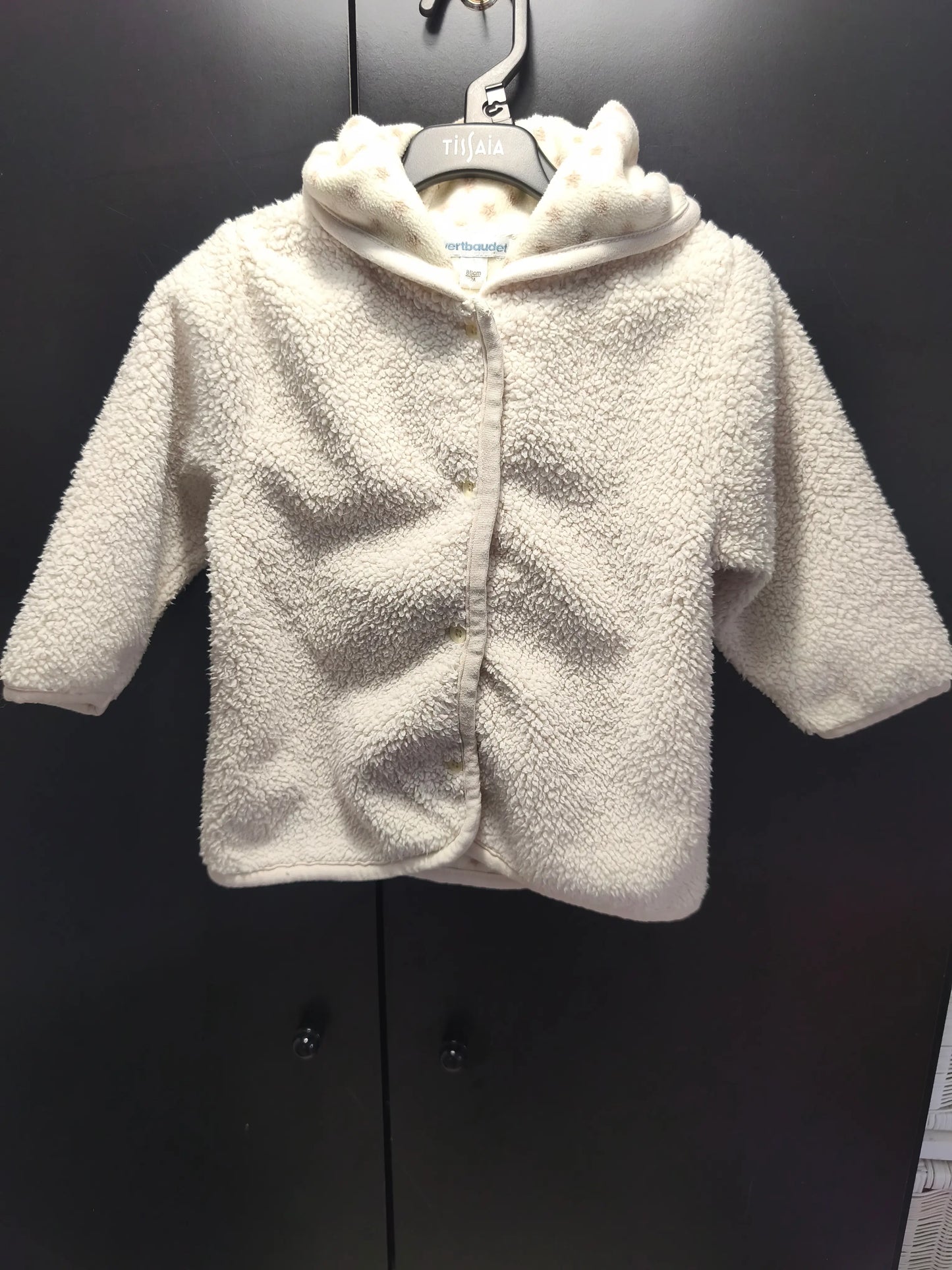 Veste Blanche Polaire – 2 Ans ref 579