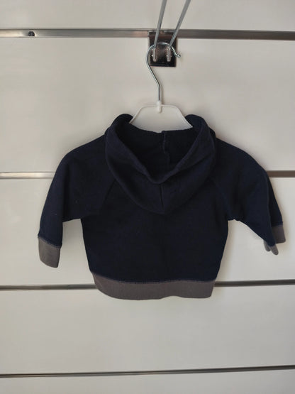 Veste Marine à Capuche - 3 mois ref 454