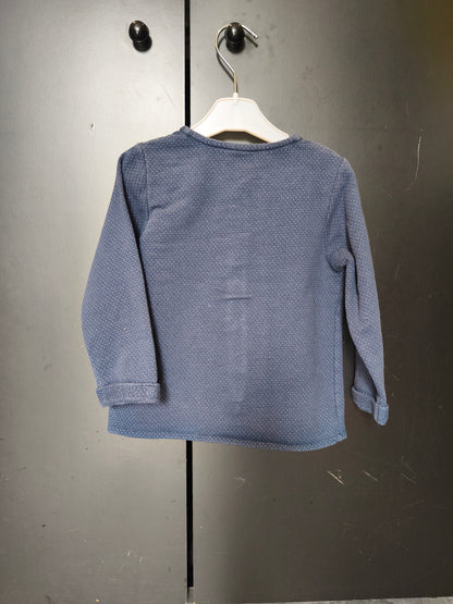 Veste Tape à l’Œil 23 mois – bleu nuit scintillante 💙✨ ref 143