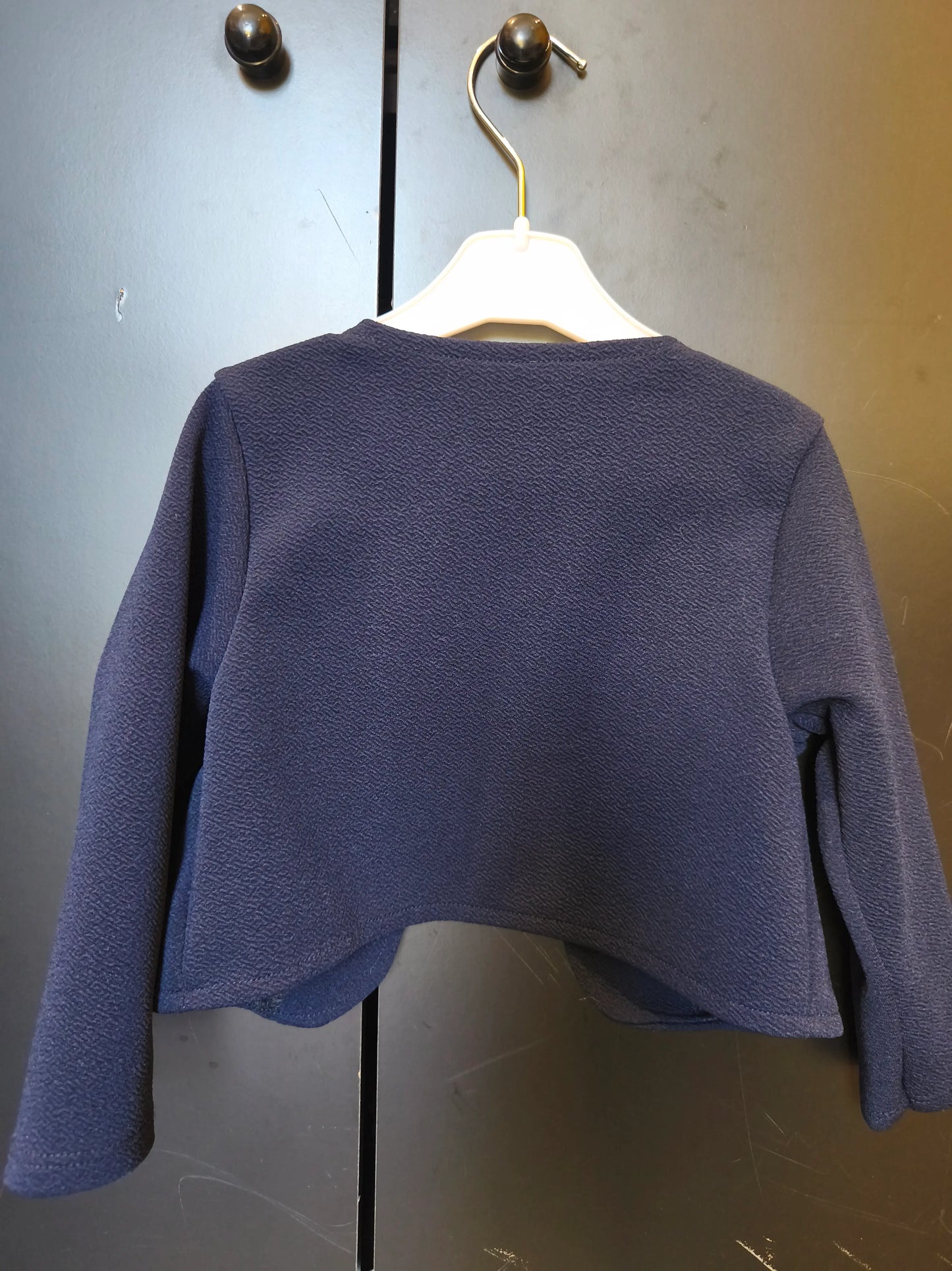 Veste cache-cœur d’été – Bleu marine – 9 mois ref 260
