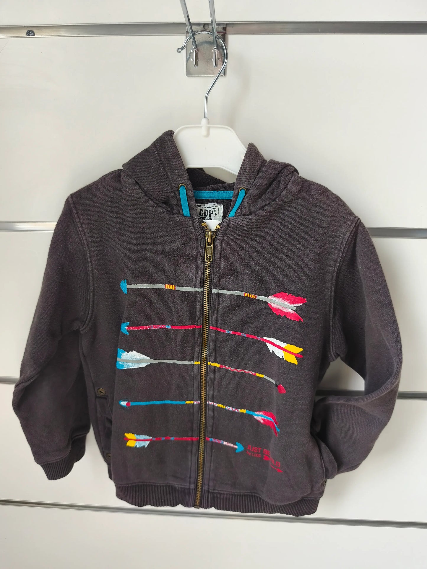 Veste Grise à Capuche - 4 ans ref 503