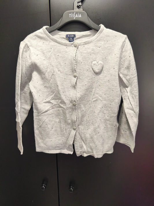 Veste Grise Pois Noirs – 36 Mois ref 581