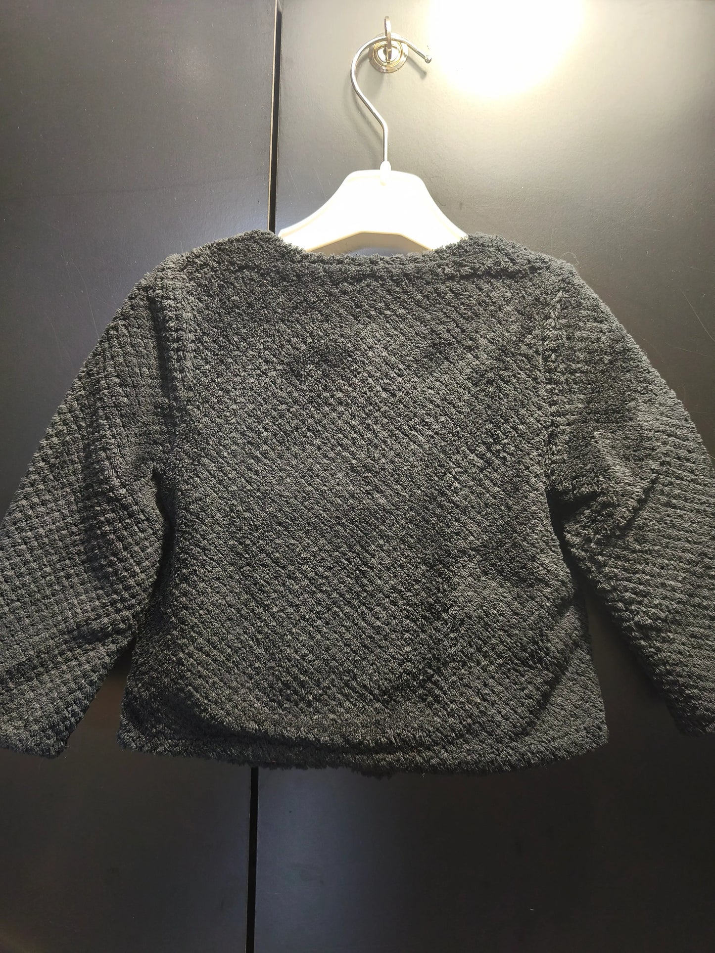 Veste noire doublure fleurie – Sergent Major 18 mois ref 357