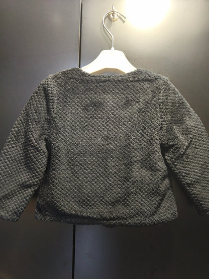 Veste noire doublure fleurie – Sergent Major 18 mois ref 357
