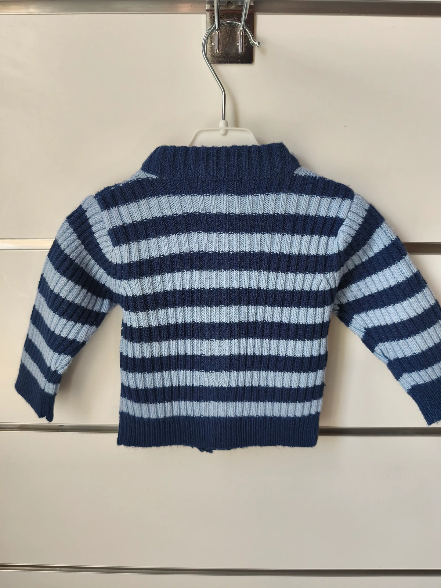 Veste Rayée Bleu - 3 mois ref 451