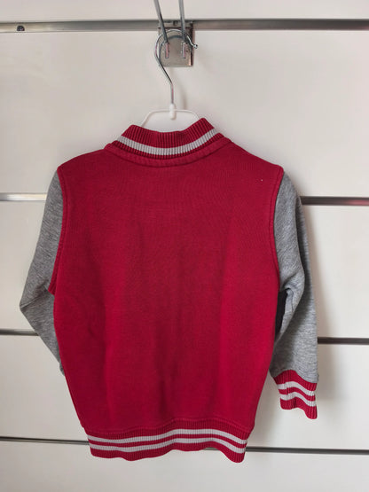 Veste Rouge et Grise “64” - 4 ans ref 498