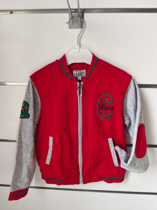 Veste Rouge et Grise - 4 ans ref 499
