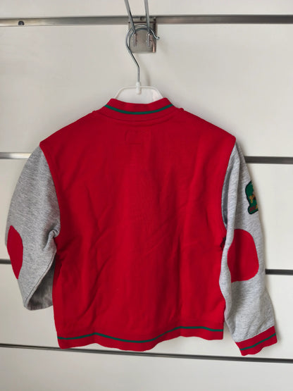 Veste Rouge et Grise - 4 ans ref 499