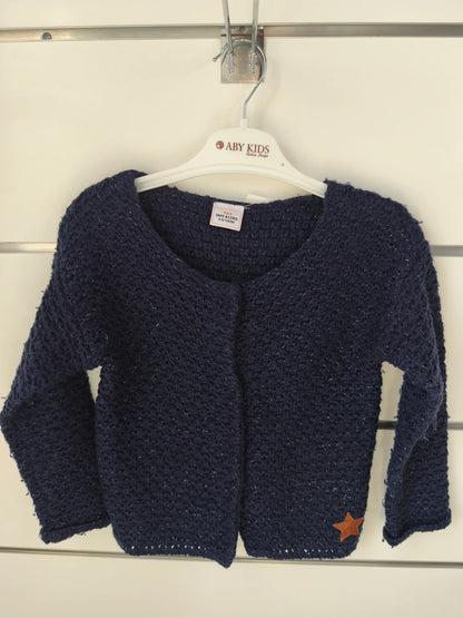 Veste Tricotée Bleu Nuit 5 ans ref 617